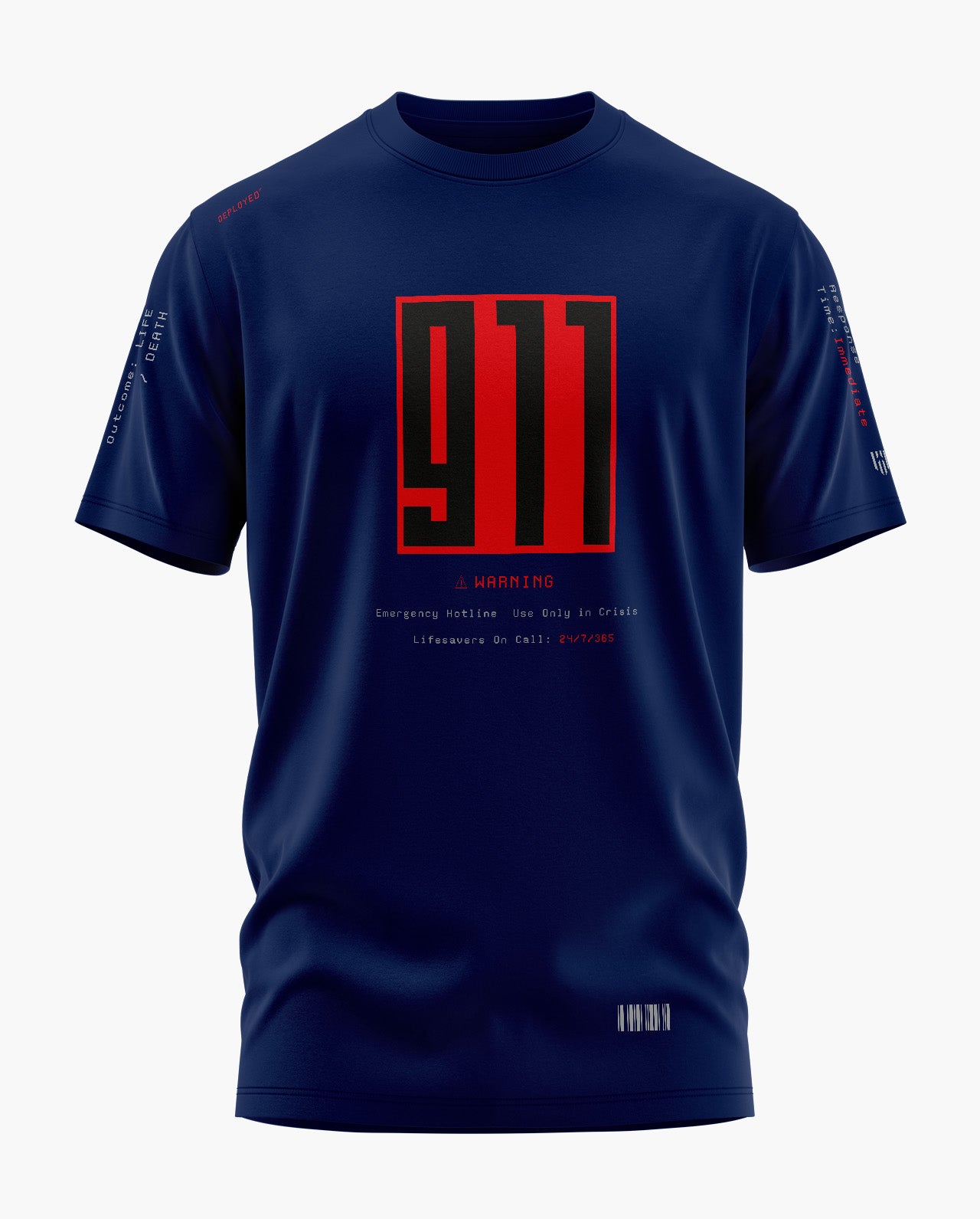 911 Emergency Signature LuxeSoft Cotton T-Shirt
