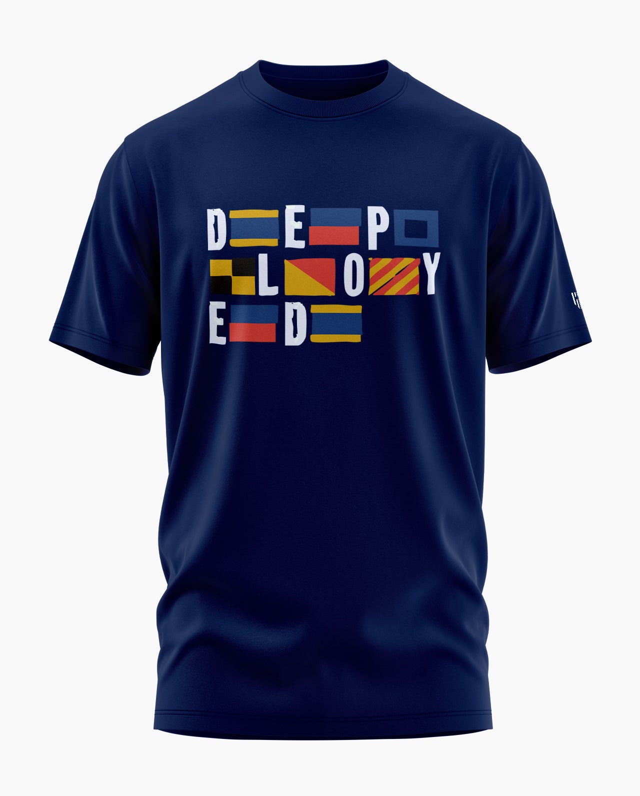 DEPLOYED NAUTICA T-SHIRT Signature LuxeSoft Cotton T-Shirt - Navy Blue