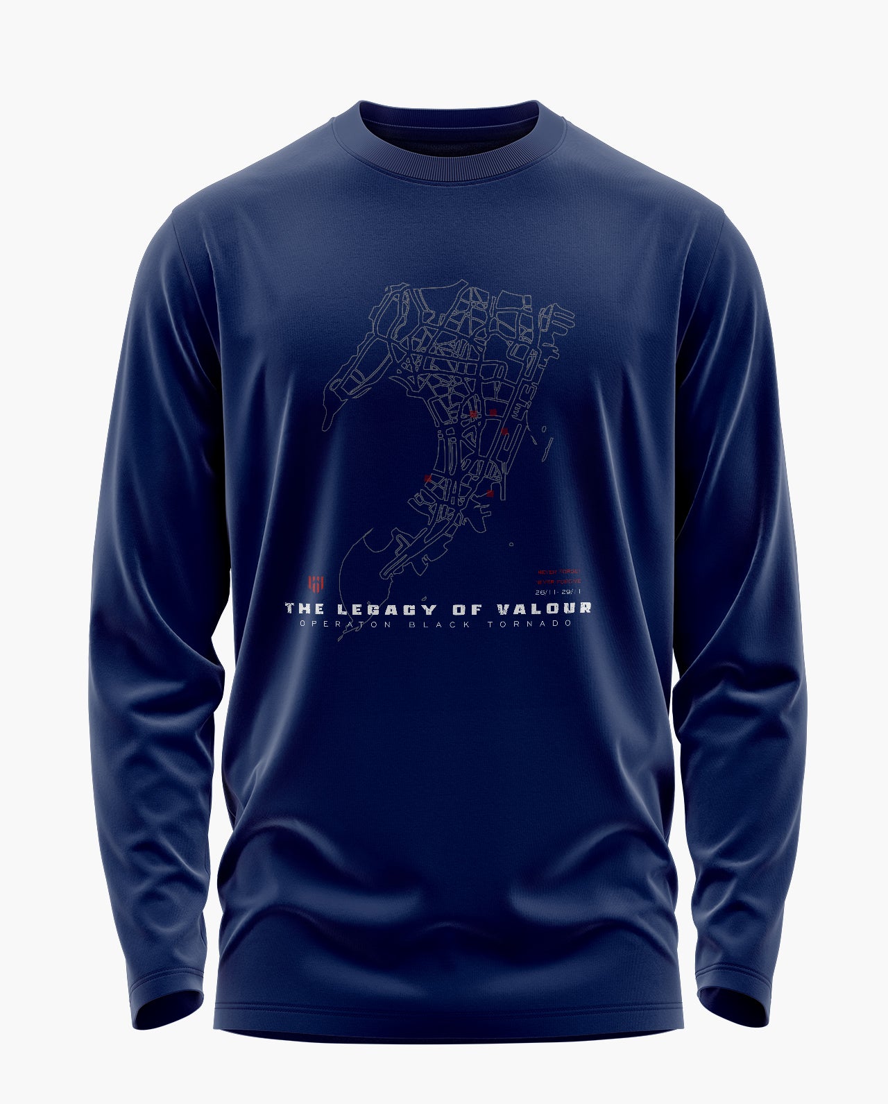 The Legacy Of Valour Se Signature Luxesoft Cotton Full Sleeve T-Shirt