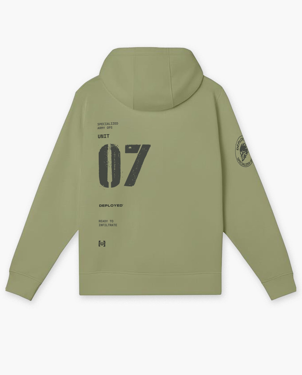 Deployed Army Unit-07 Zipper Hoodie