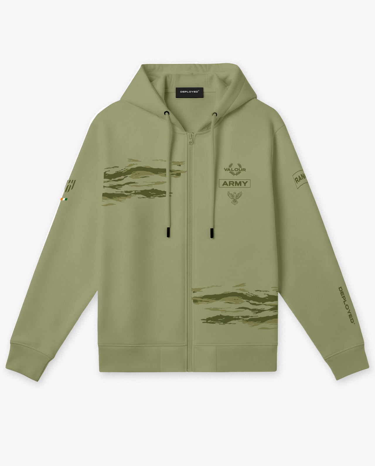 Valour Camo Zipper Hoodie