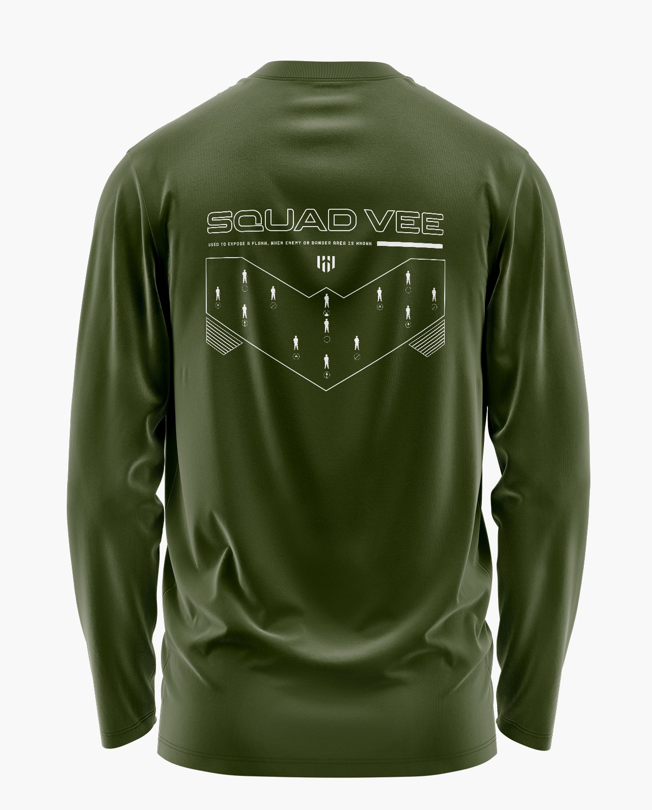 Squad Vee Signature Luxesoft Cotton Full Sleeve T-Shirt