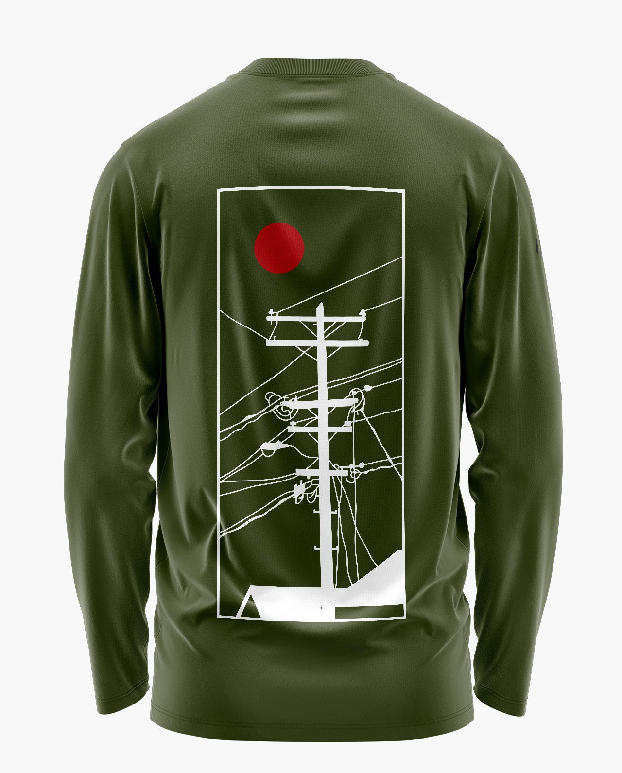 Crimson Horizon Signature Luxesoft Cotton Full Sleeve T-Shirt