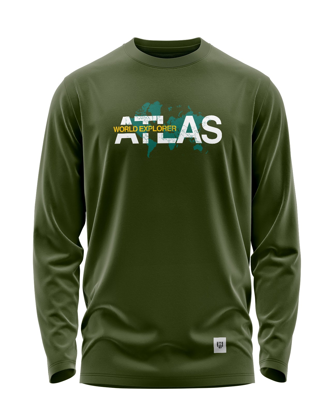 World Atlas Explorer Signature Luxesoft Cotton Full Sleeve T-Shirt