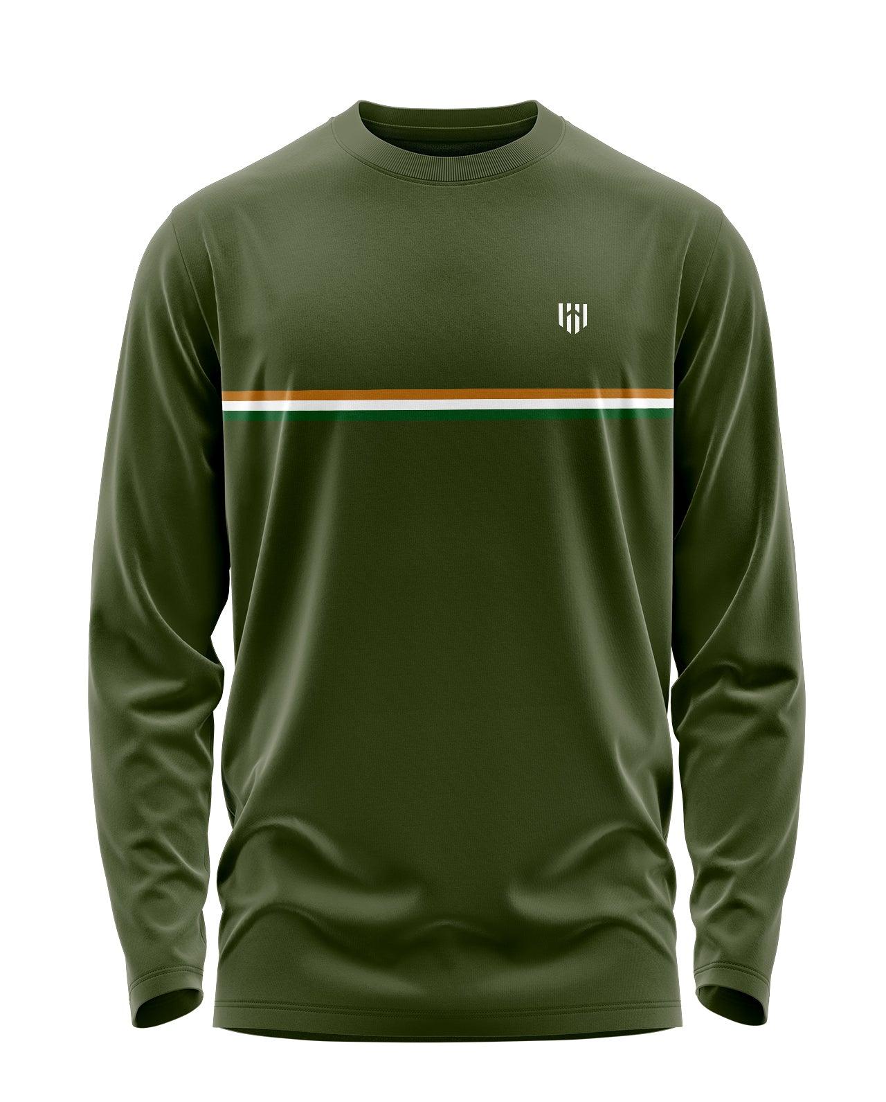 Aero Armour India Stripe Full Sleeve T-Shirt - Aero Armour