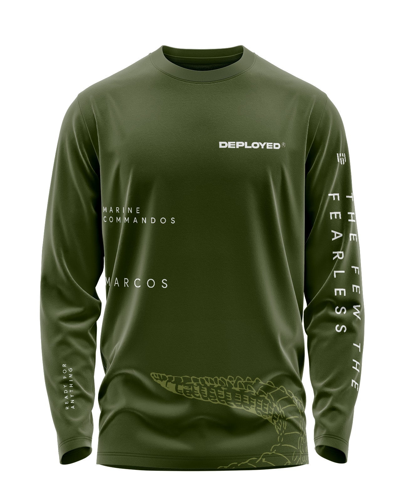 Deployed Marcos Sp Ed Signature Luxesoft Cotton Full Sleeve T-Shirt - CS