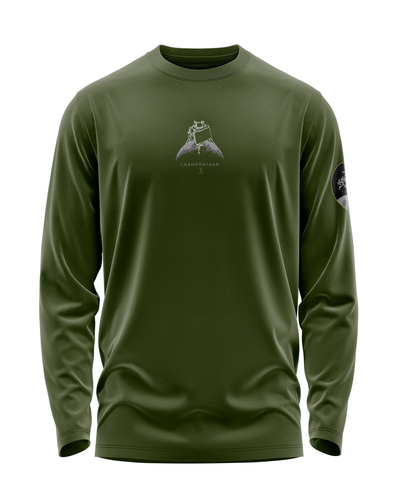 Chandrayaan On The Moon Signature Luxesoft Cotton Full Sleeve T-Shirt