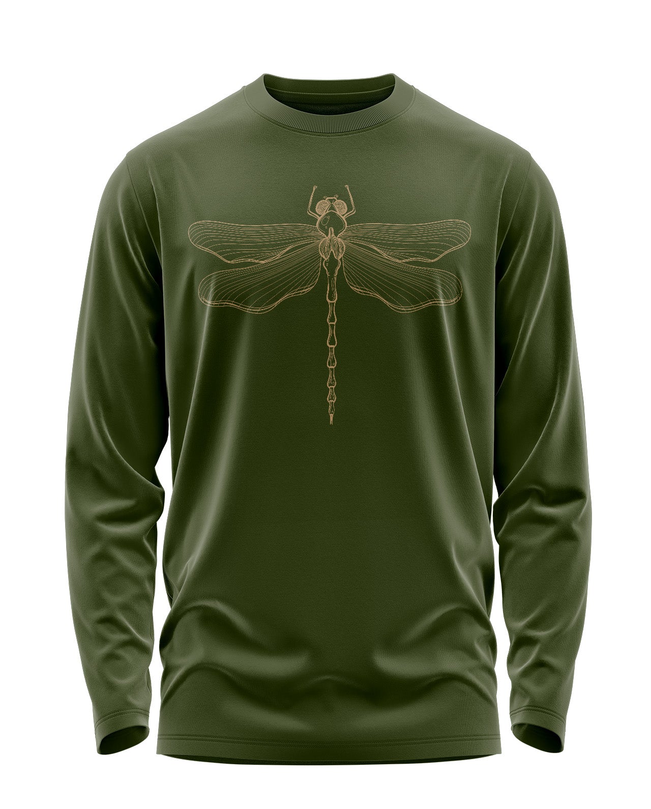 Mystic Dragonfly Signature Luxesoft Cotton Full Sleeve T-Shirt