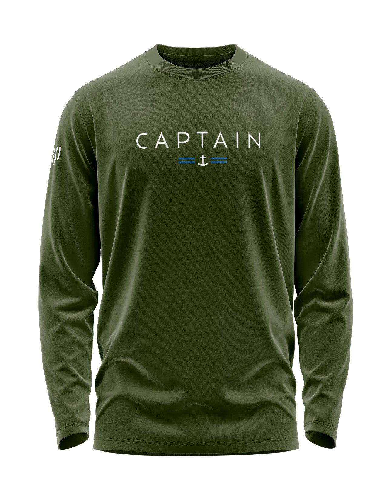Captain Signature Luxesoft Cotton Full Sleeve T-Shirt - CS