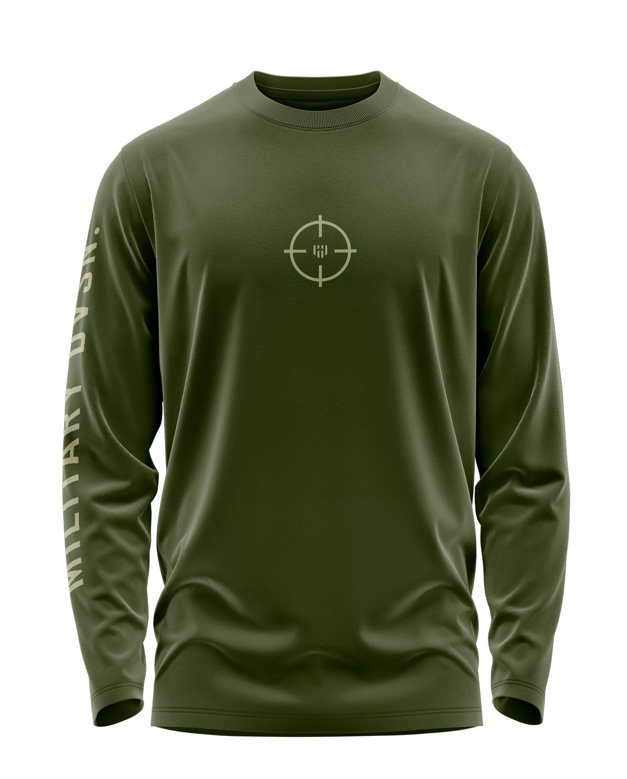 Deployed Military Division Signature Luxesoft Cotton Full Sleeve T-Shirt