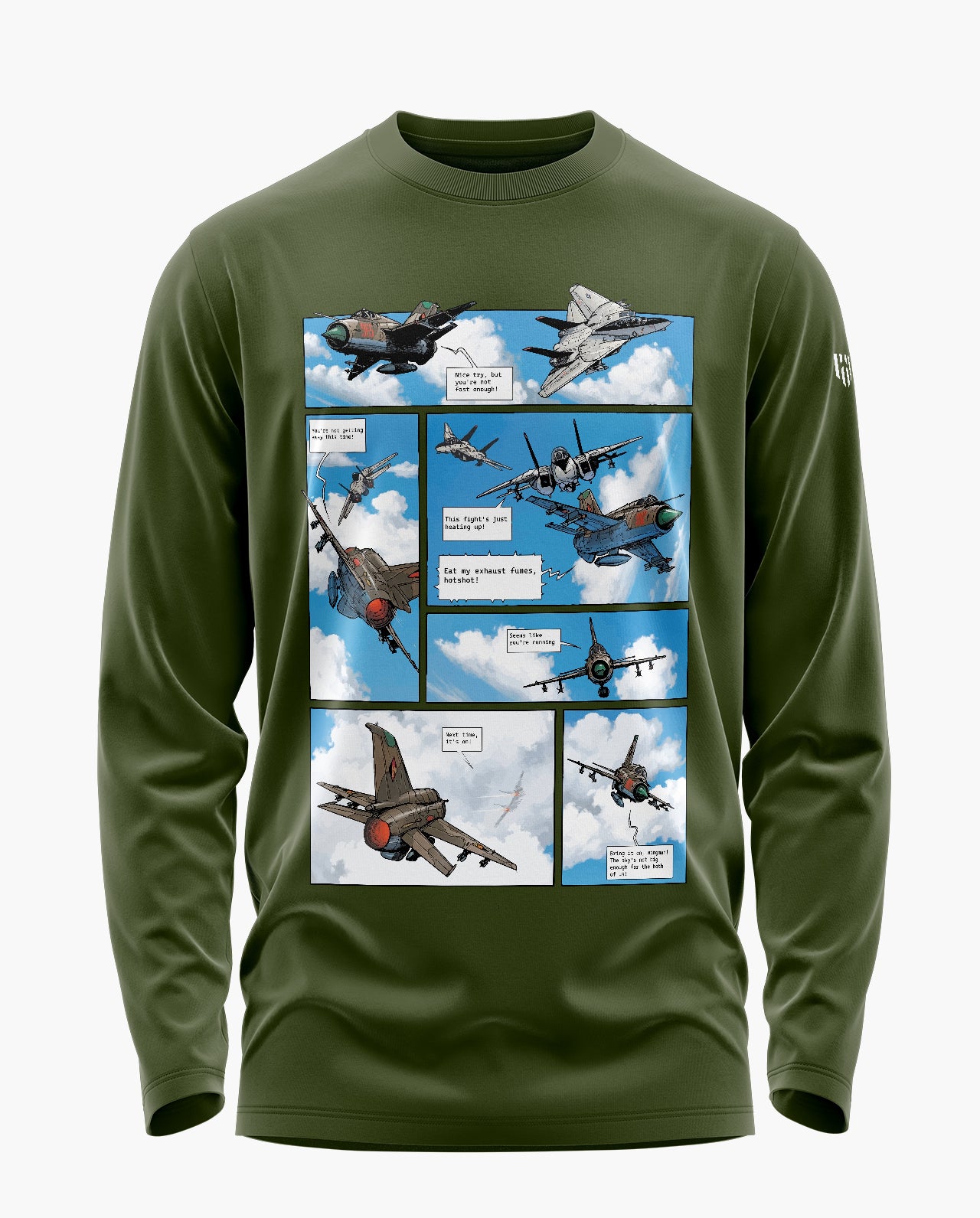 Dogfight Action Signature Luxesoft Cotton Full Sleeve T-Shirt