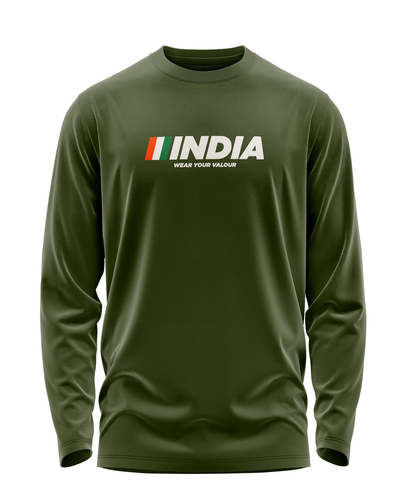 India Signature Luxesoft Cotton Full Sleeve T-Shirt