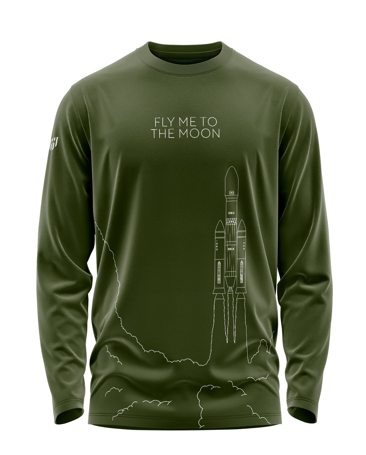 Fly Me To The Moon Signature Luxesoft Cotton Full Sleeve T-Shirt