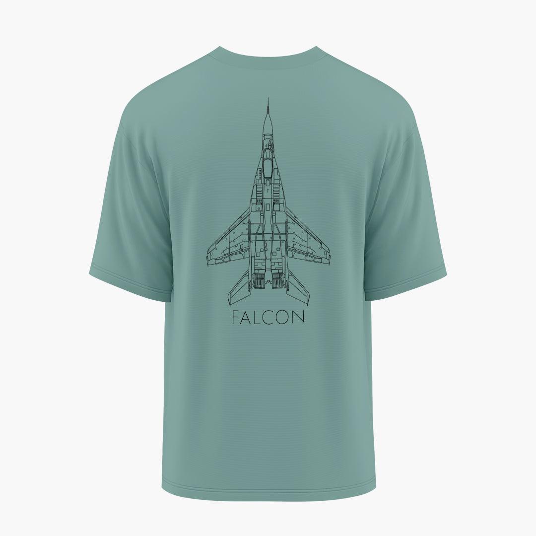 MIG 29 Falcon Oversized T-Shirt - Aero Armour