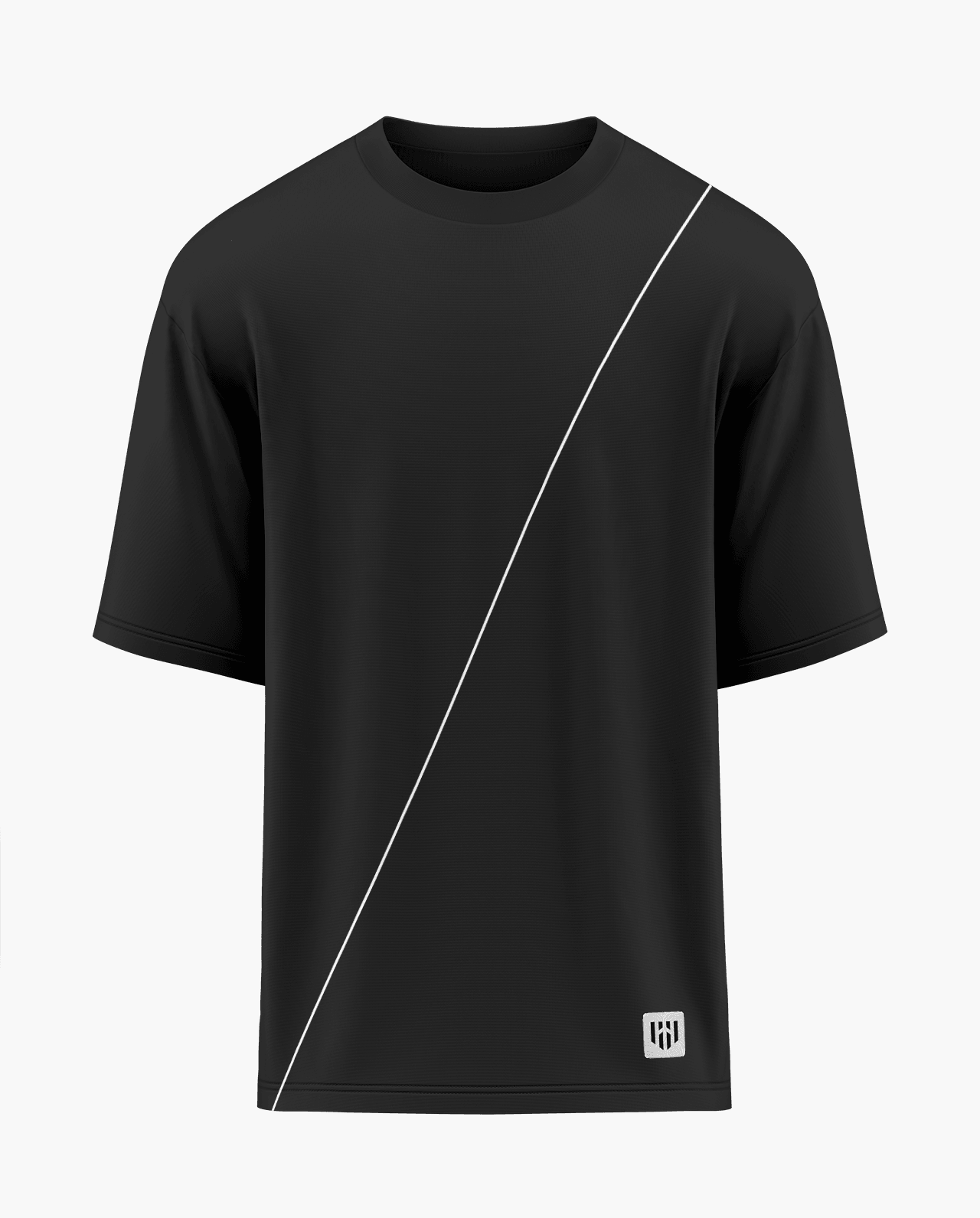 Diagonal Deployed Oversized T-Shirt - CS