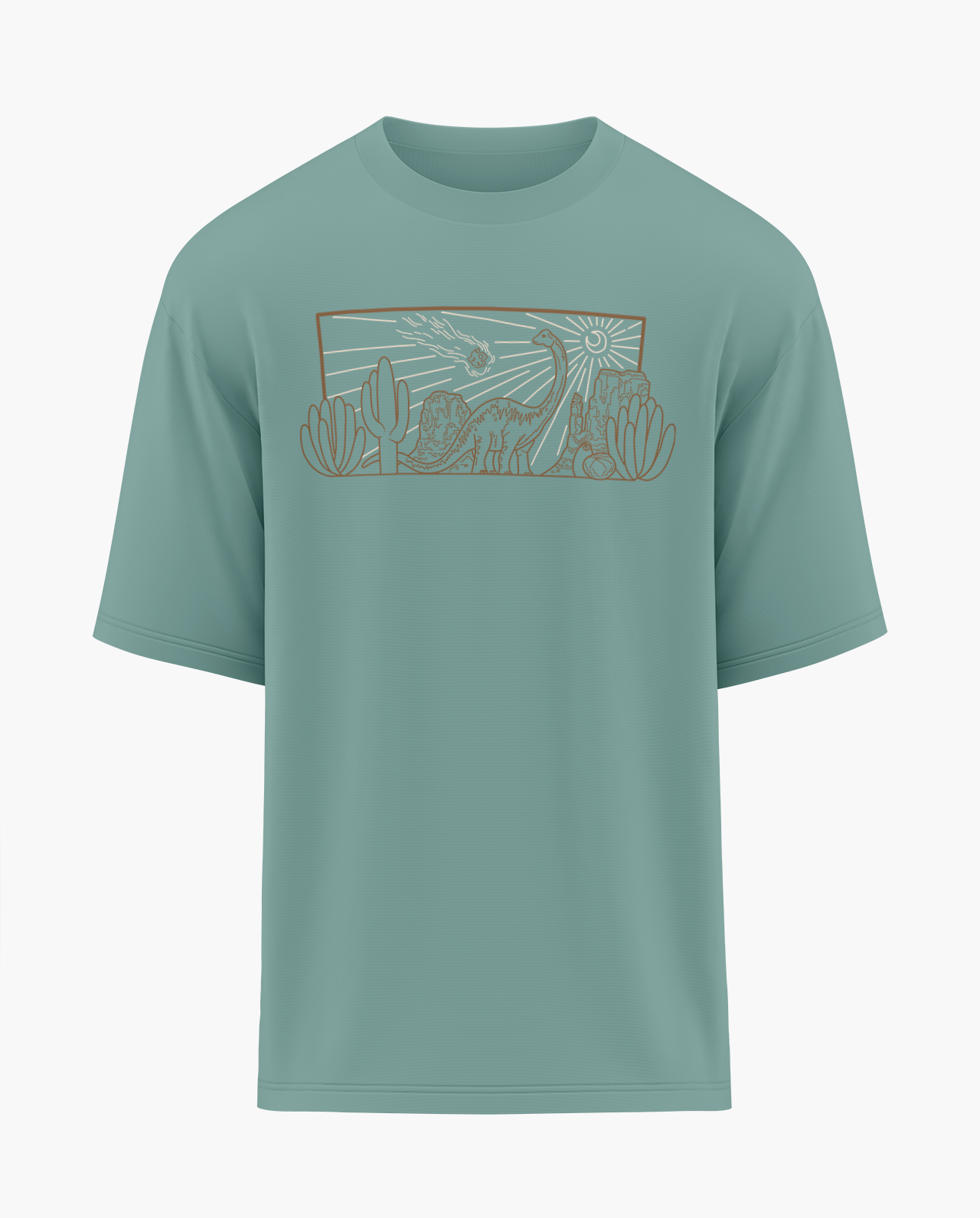 CRETACEOUS CATASTROPHE Oversized T-Shirt