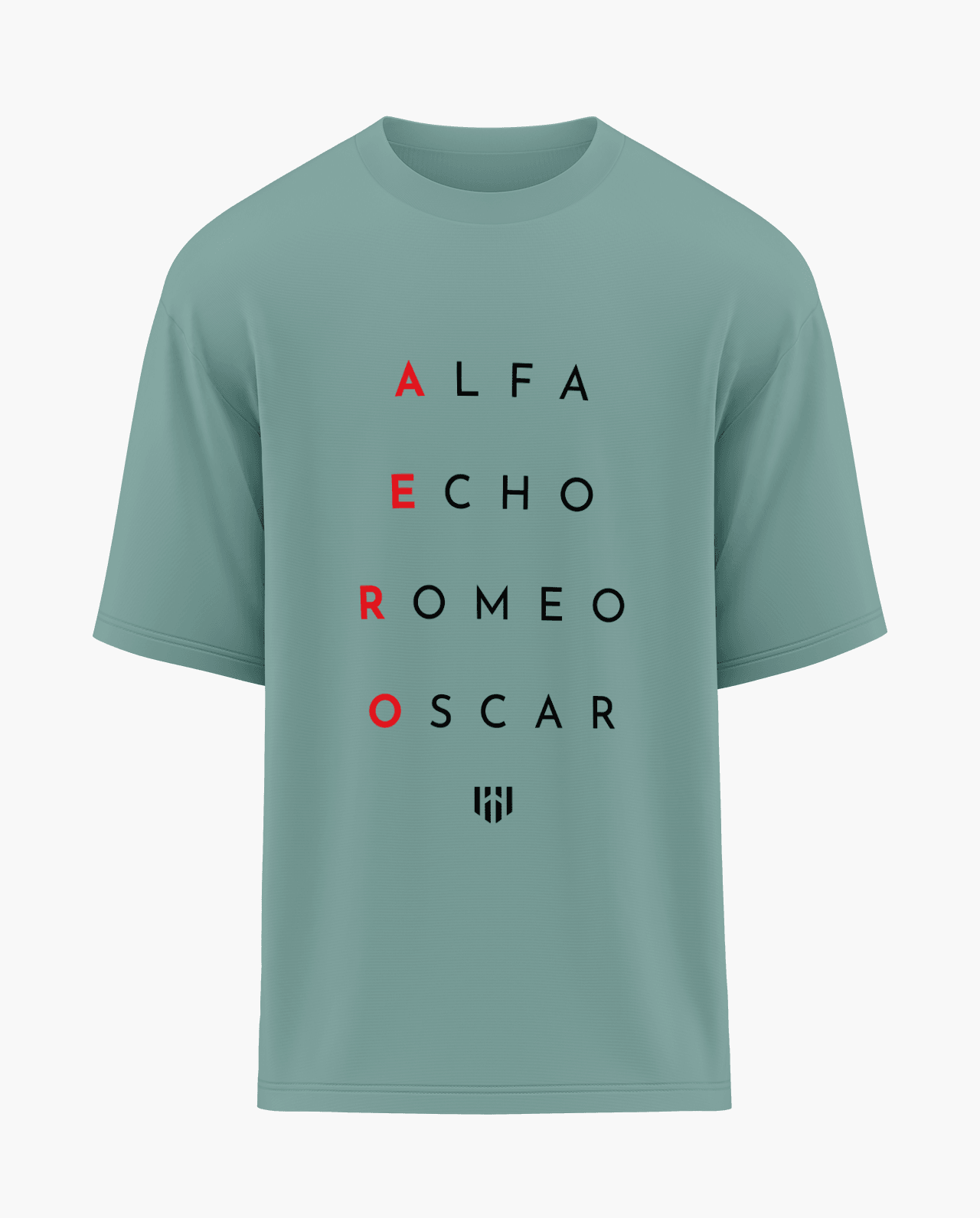 Alpha Echo Romeo Oscar Oversized T-Shirt - CS