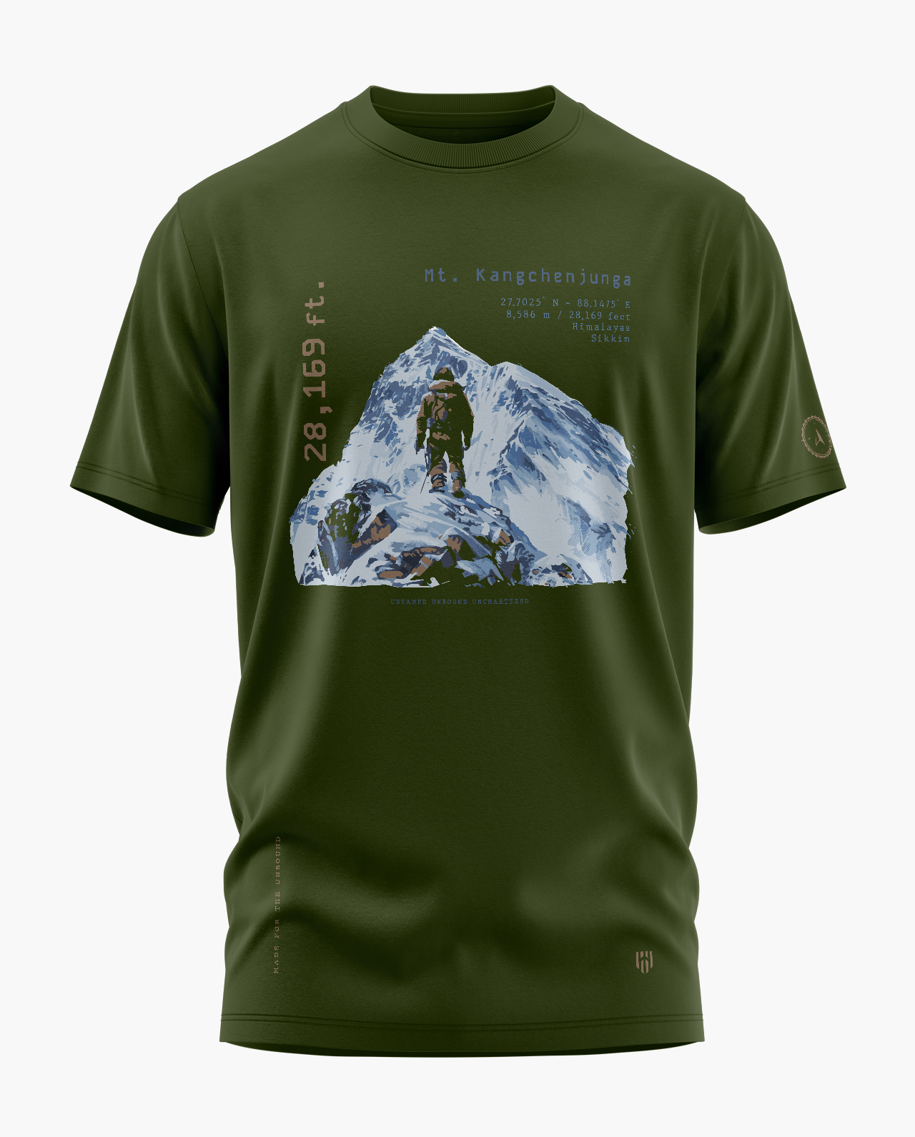 Kangchenjunga Scale Signature LuxeSoft Cotton T-Shirt