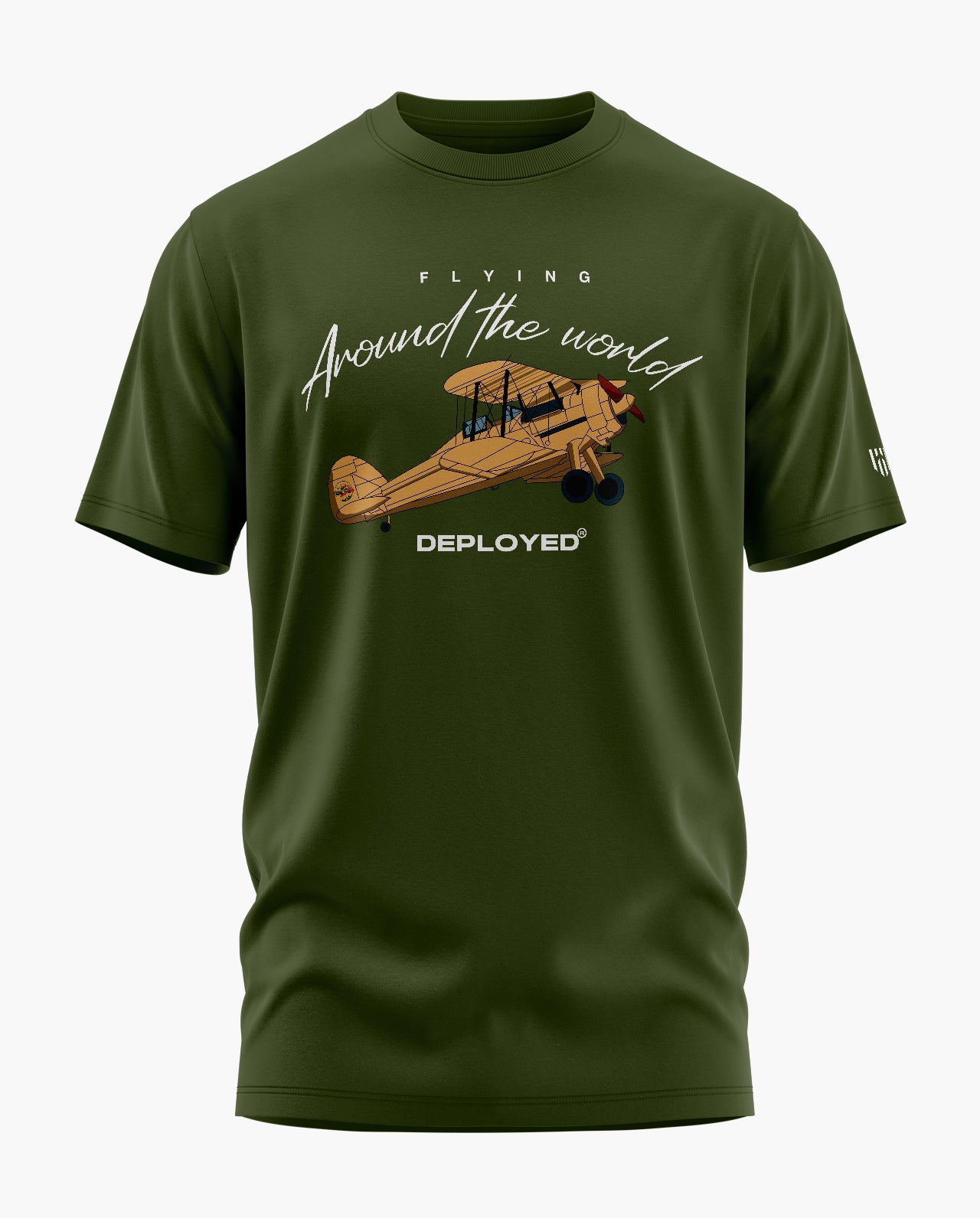 Flying Around The World Signature LuxeSoft Cotton T-Shirt