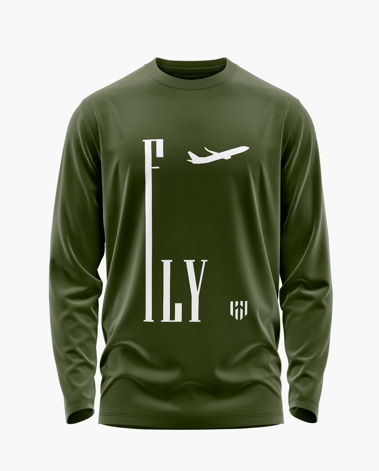 Fly High With Deployed Signature Luxesoft Cotton Full Sleeve T-Shirt