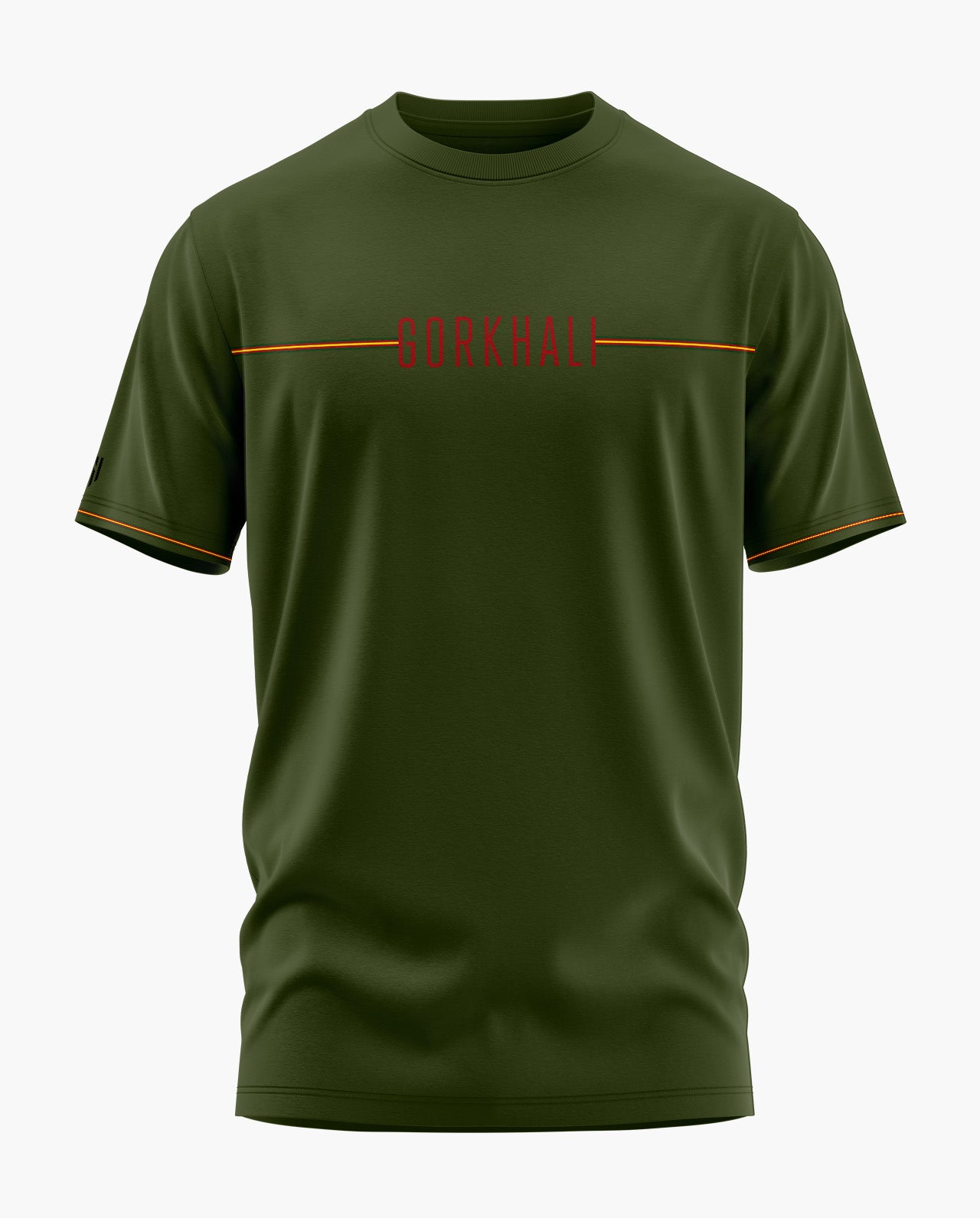 GORKHALI TRADITIONAL STRIPE Signature LuxeSoft Cotton T-Shirt