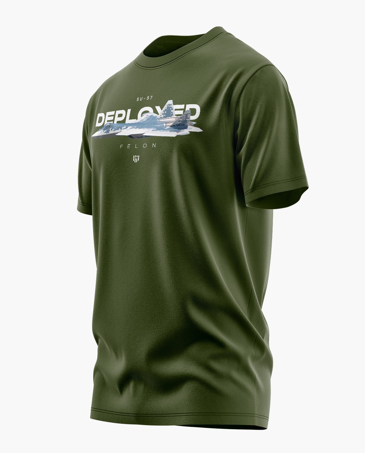 The SU-57 Deployed Signature LuxeSoft Cotton T-Shirt