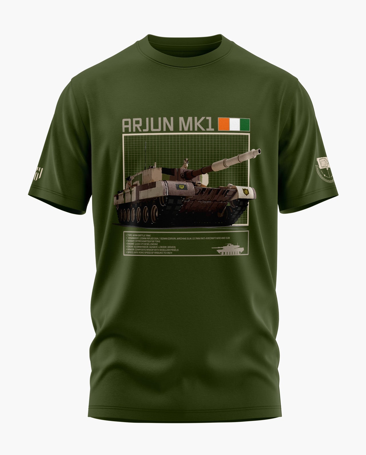ARJUN MK1 MBT ULTIMATE Signature LuxeSoft Cotton T-Shirt - CS