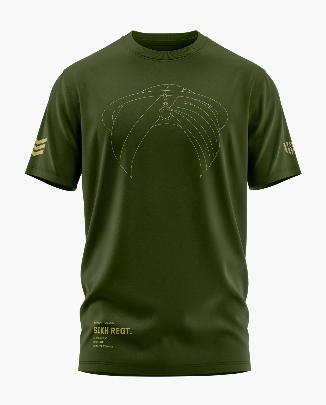 Sikh Regiment Pride Signature LuxeSoft Cotton T-Shirt