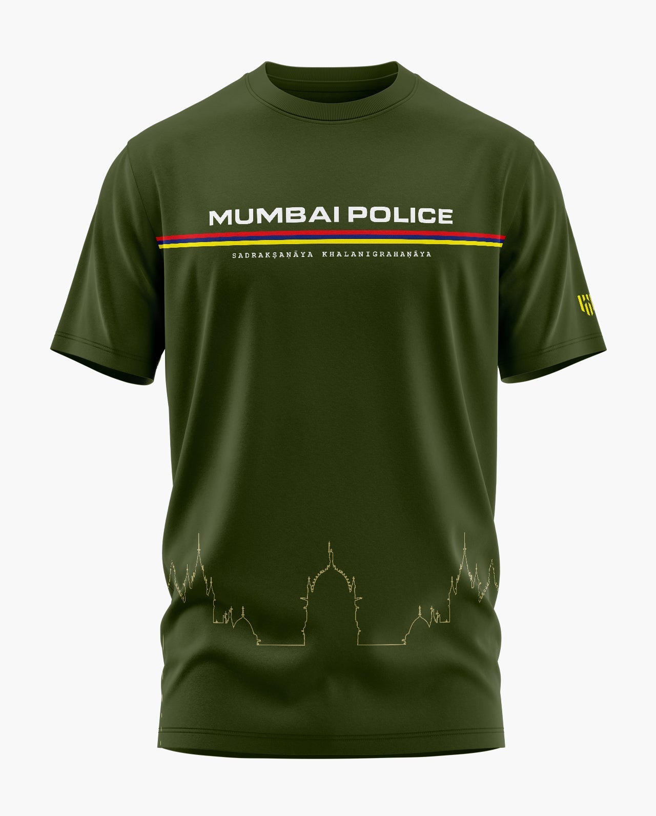 MUMBAI POLICE Signature LuxeSoft Cotton T-Shirt - CS