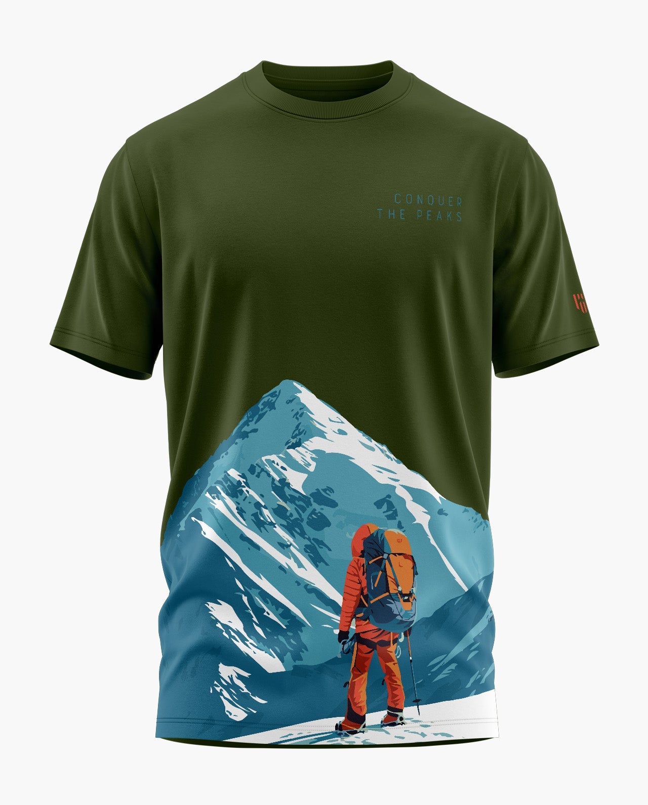 CONQUER THE PEAKS Signature LuxeSoft Cotton T-Shirt