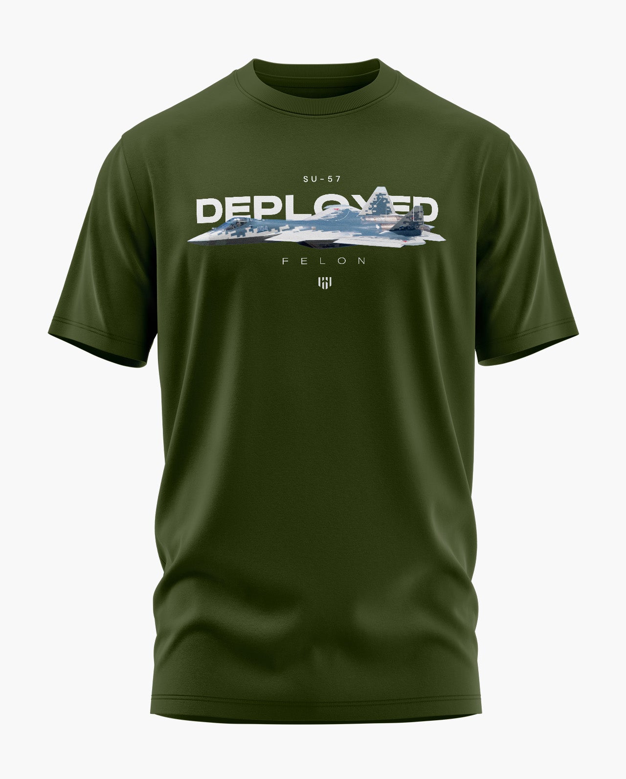 The SU-57 Deployed Signature LuxeSoft Cotton T-Shirt