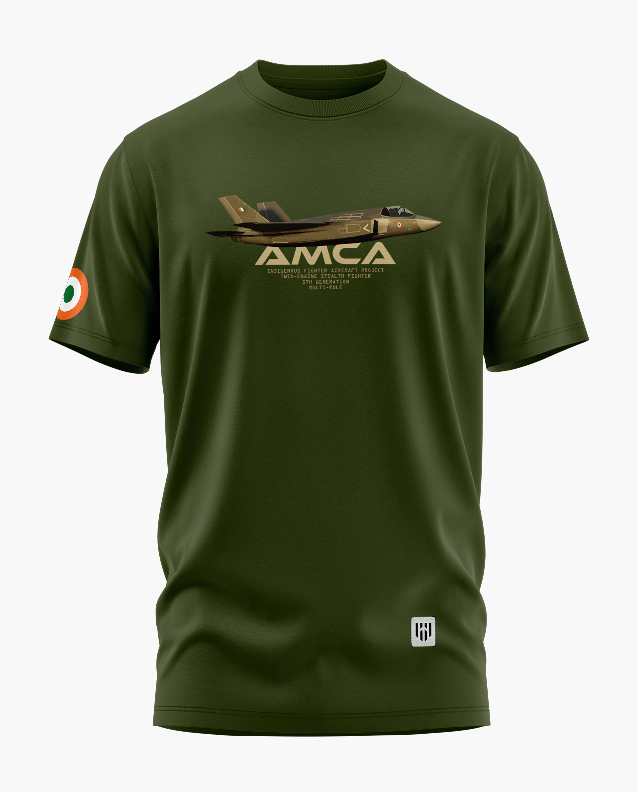 THE AMCA CONCEPT AIRCRAFT Signature LuxeSoft Cotton T-Shirt