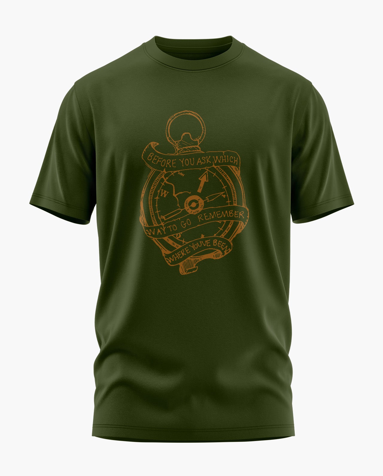Wanderer's compass Signature LuxeSoft Cotton T-Shirt