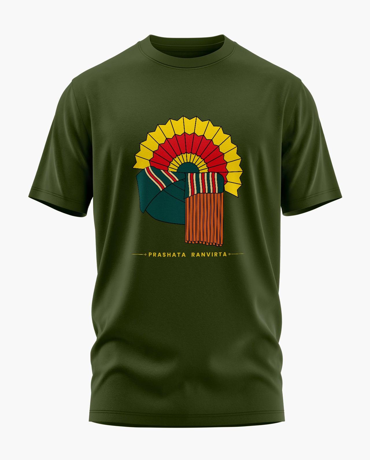 Jammu & Kashmir Rifles Motto Signature LuxeSoft Cotton T-Shirt - CS