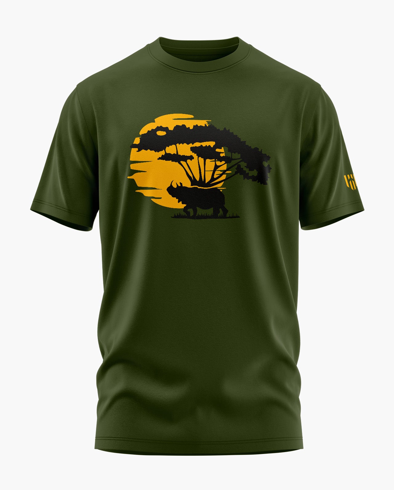 RHINO SUNSET Signature LuxeSoft Cotton T-Shirt