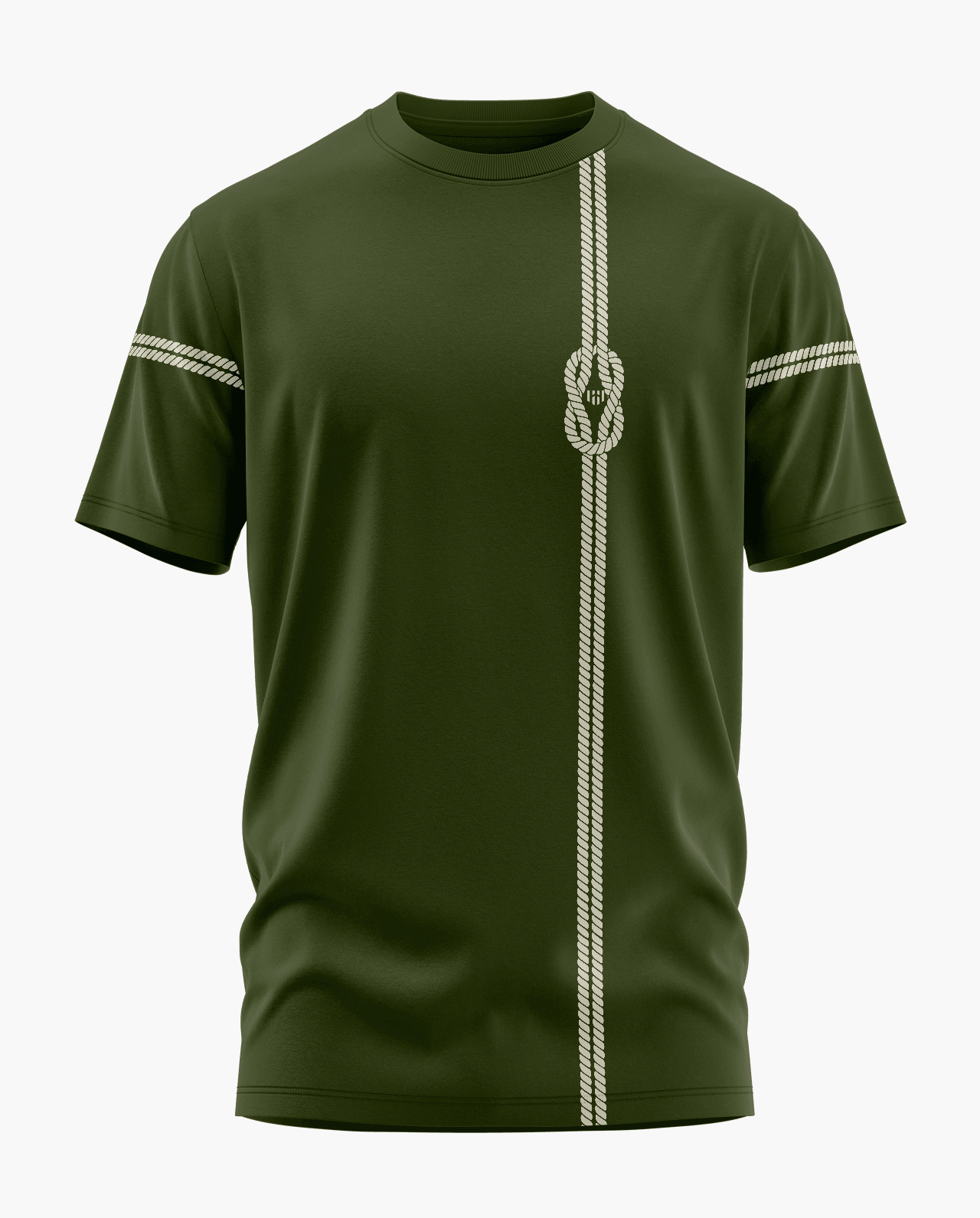 Square Knot Rope Vertical Signature LuxeSoft Cotton T-Shirt