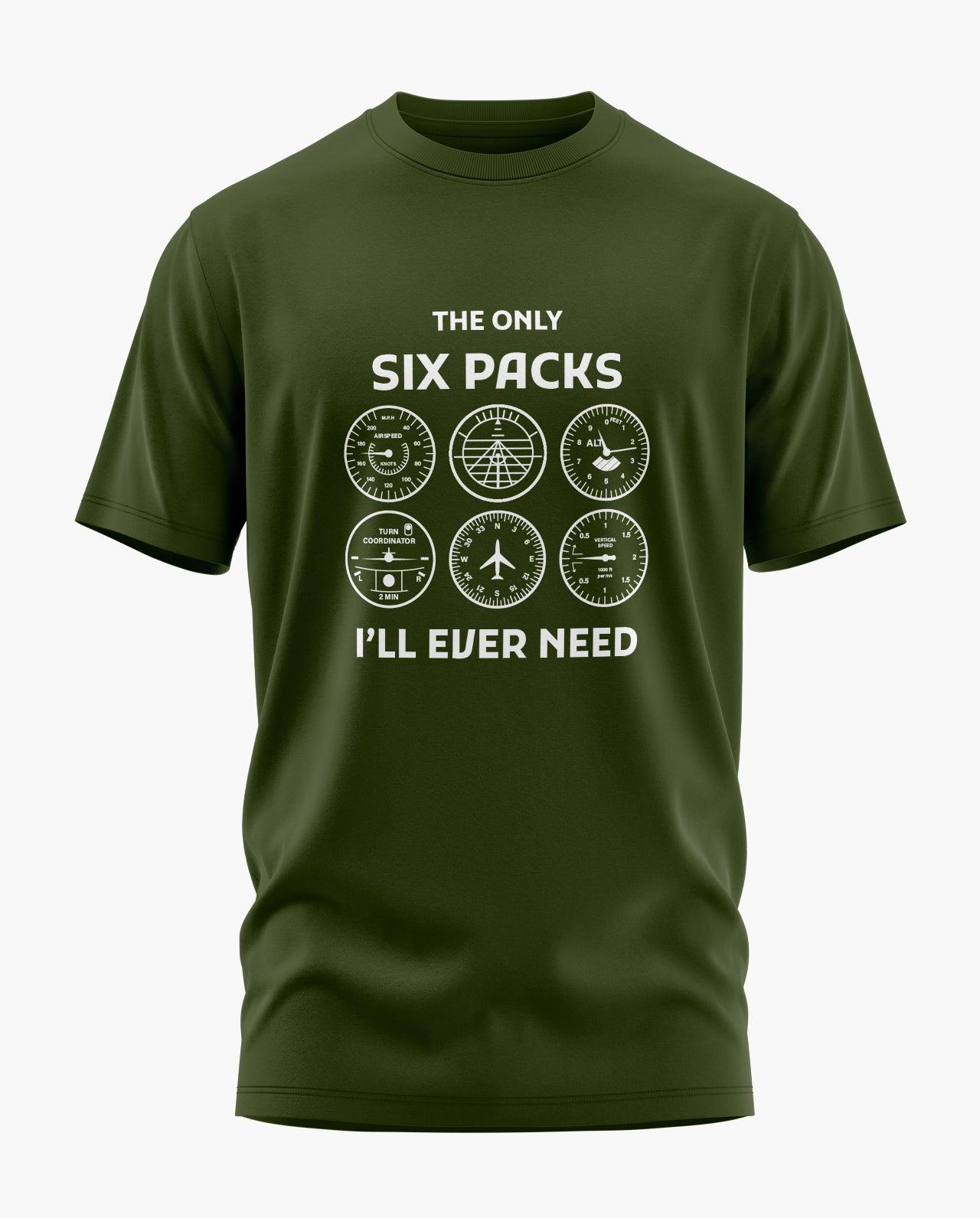 Six Pack Aviation Signature LuxeSoft Cotton T-Shirt