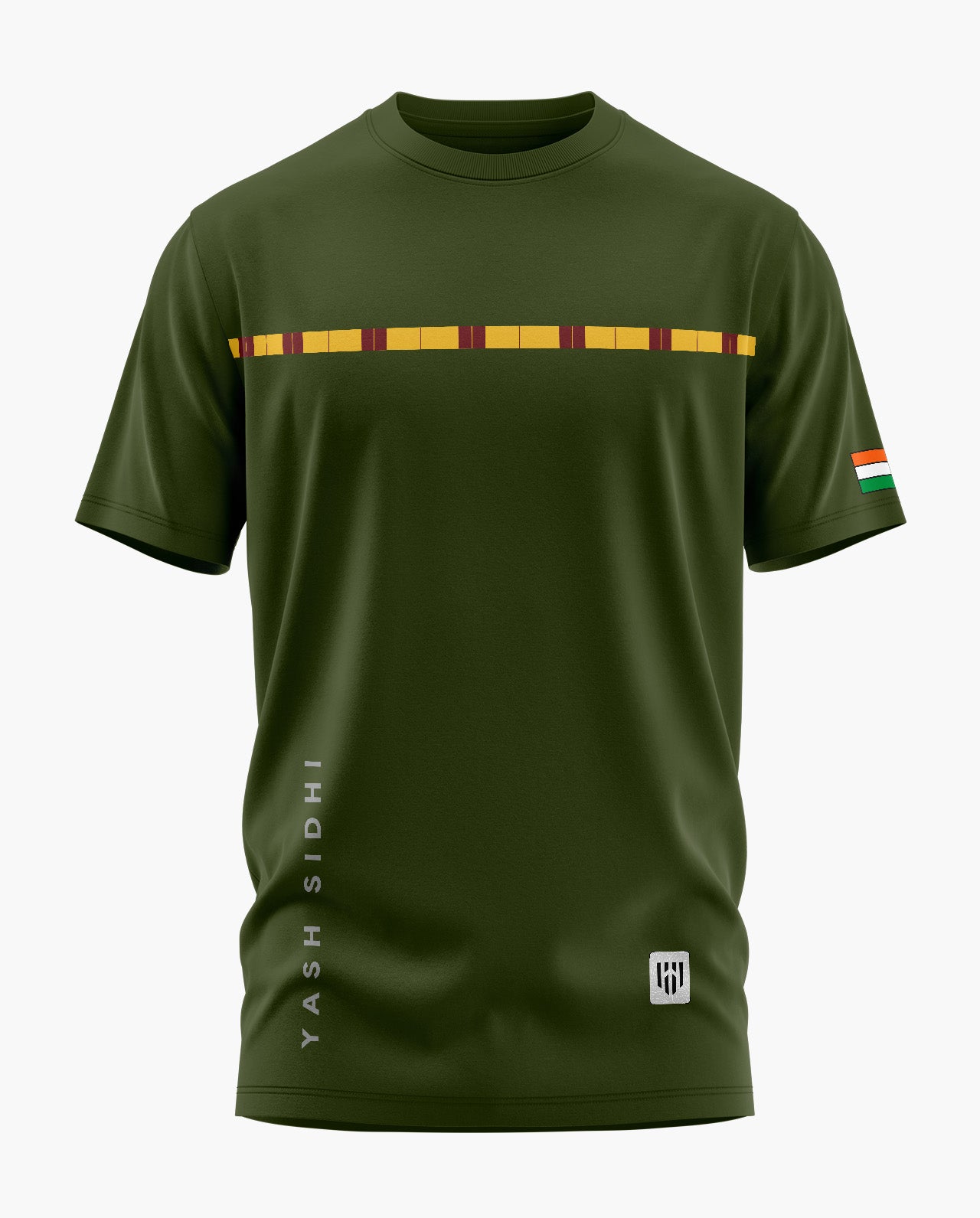 Mahar regiment stripe Signature LuxeSoft Cotton T-Shirt