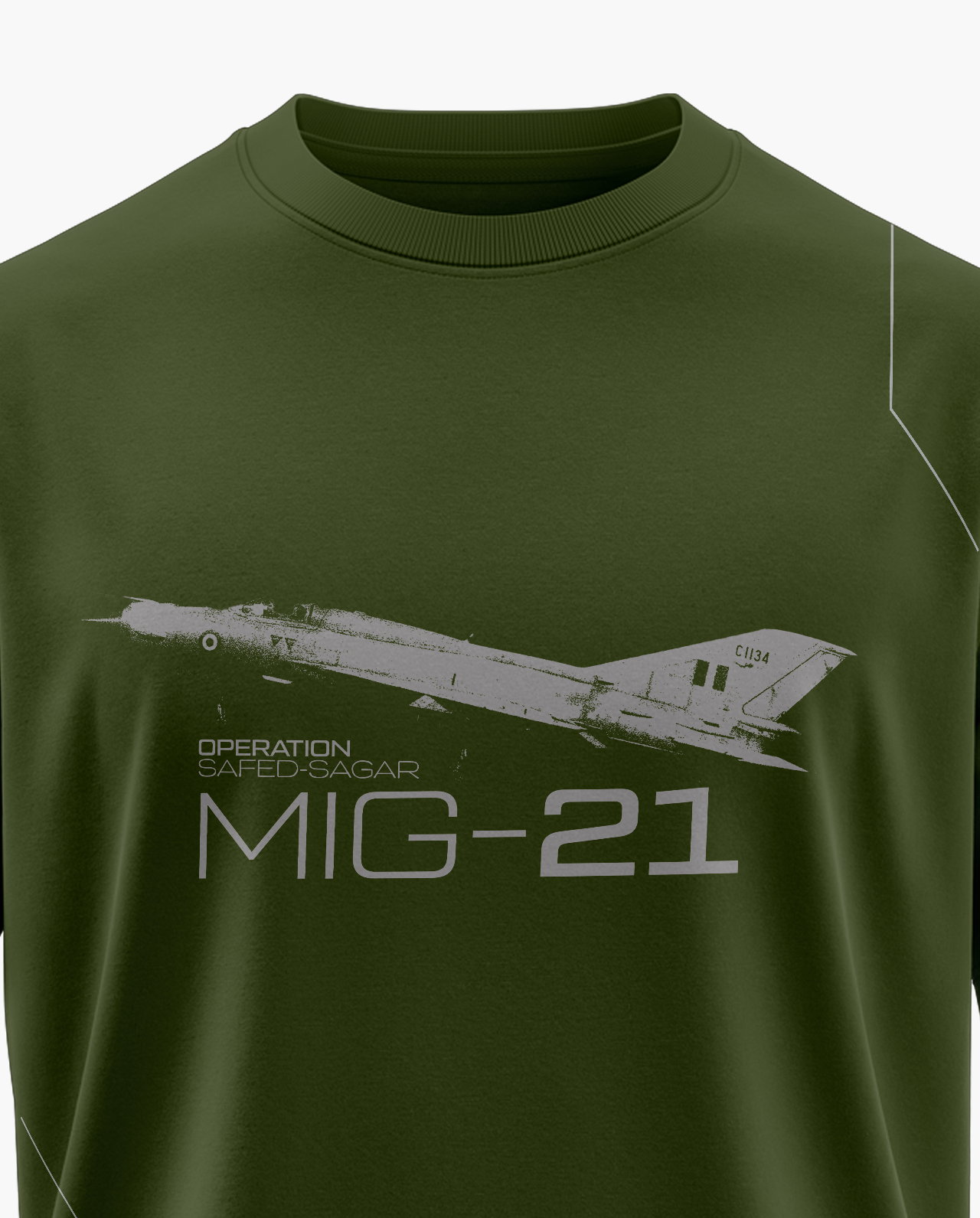 MIG-21 KARGIL 1999 Signature LuxeSoft Cotton T-Shirt