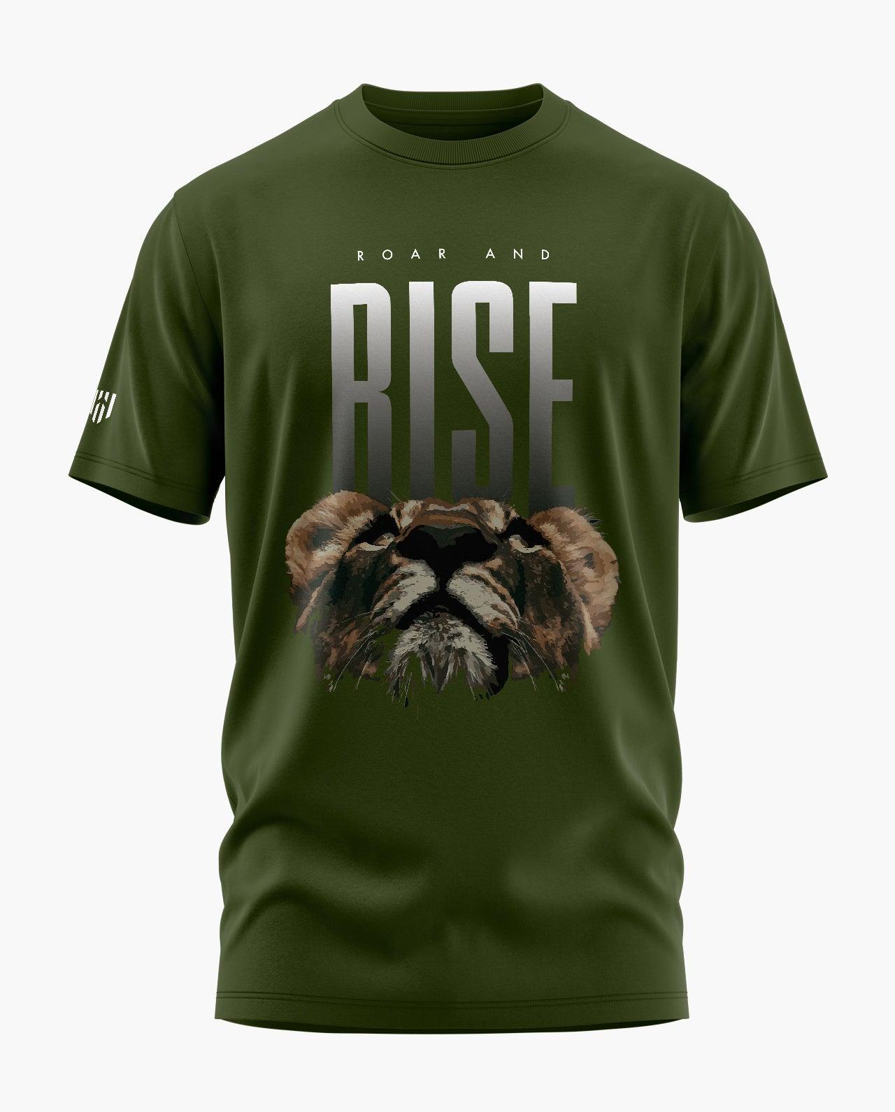 RISE AND ROAR LION Signature LuxeSoft Cotton T-Shirt - CS