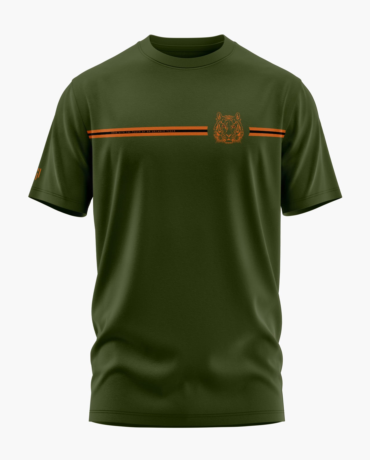 ROARING STRIPE Signature LuxeSoft Cotton T-Shirt