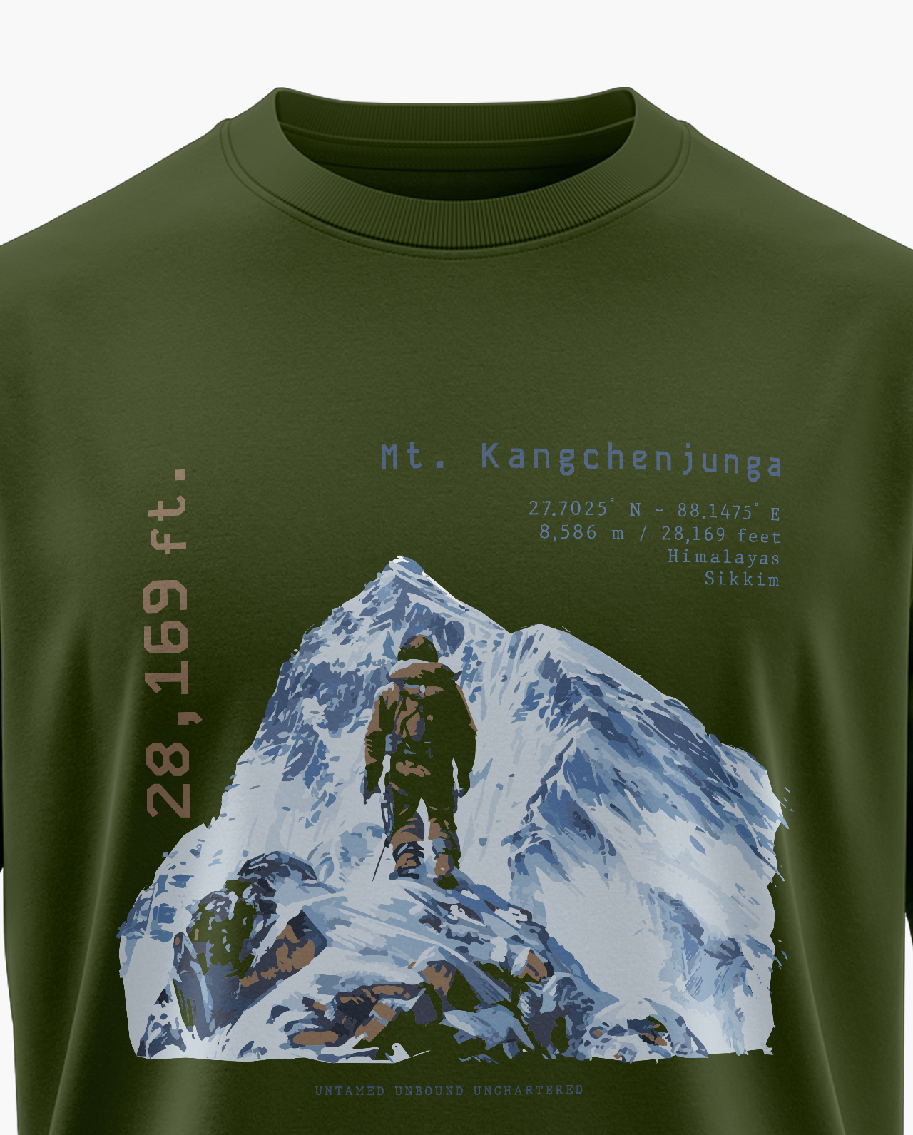 Kangchenjunga Scale Signature LuxeSoft Cotton T-Shirt
