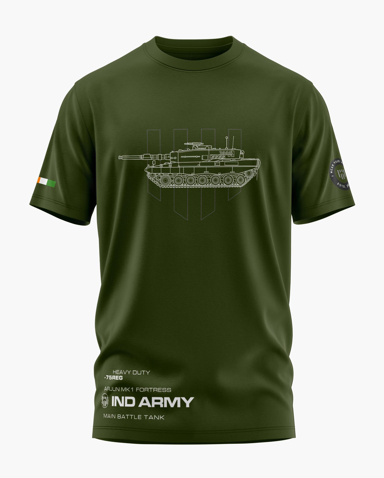 ARJUN MKI FORTRESS Signature LuxeSoft Cotton T-Shirt
