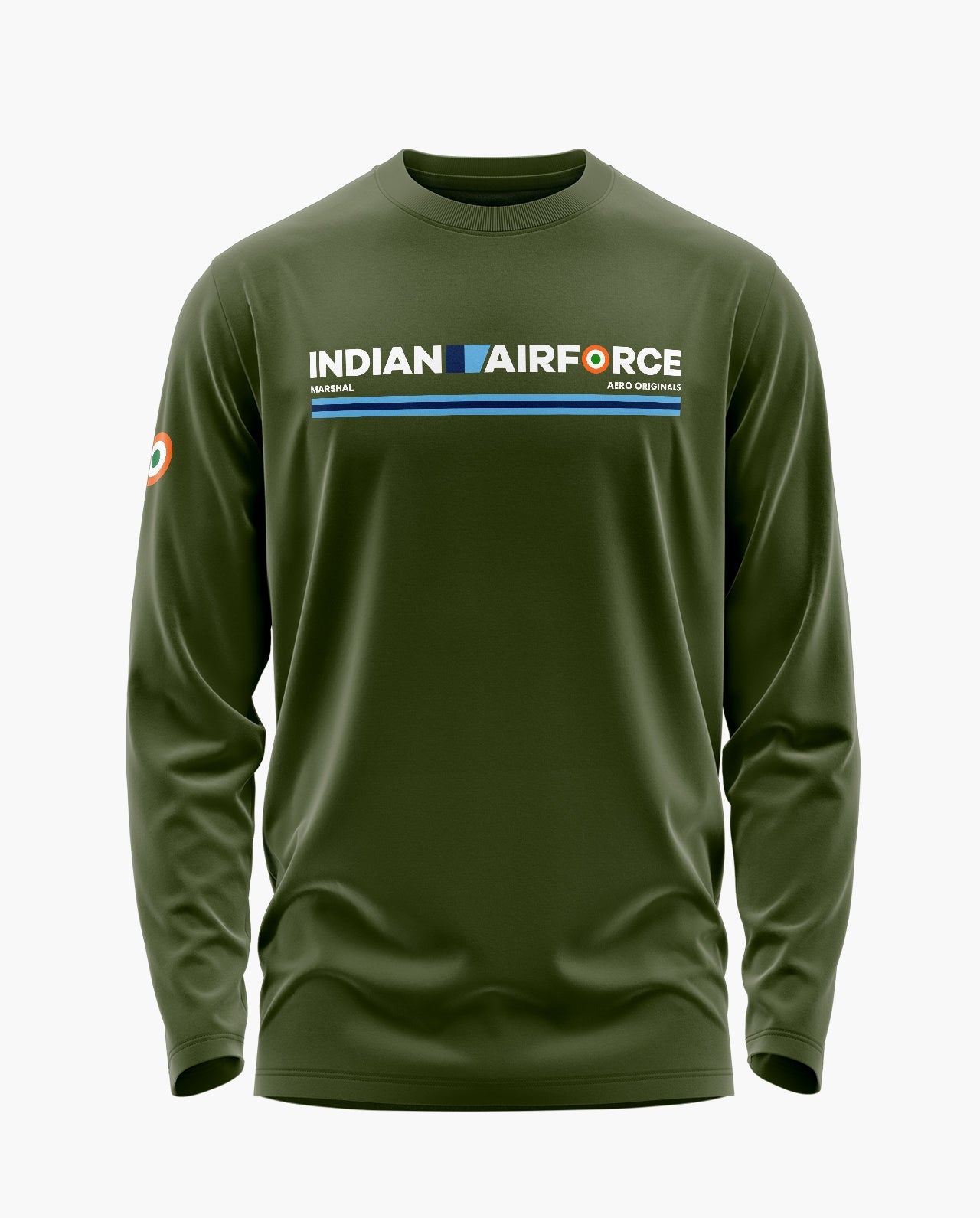 Iaf Marshal Signature Luxesoft Cotton Full Sleeve T-Shirt - CS