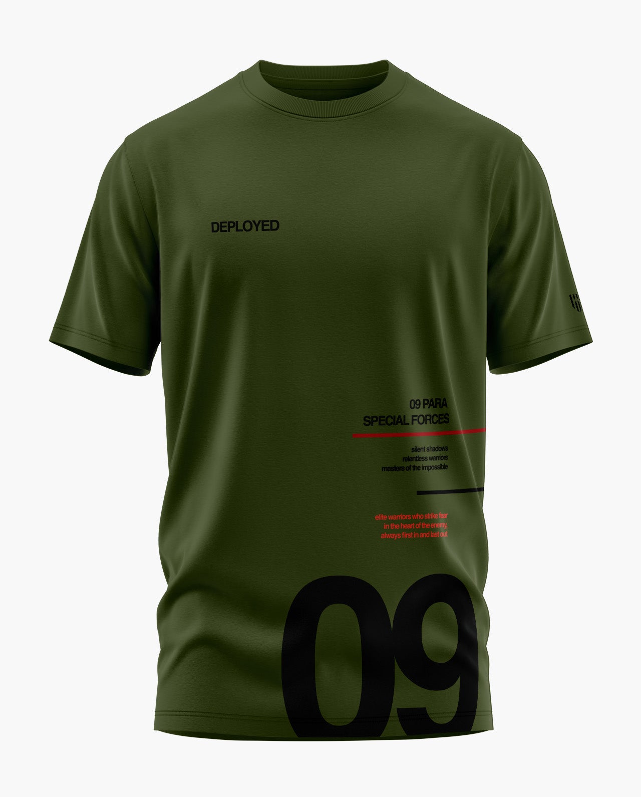 DEPLOYED 9 PARA SF Signature LuxeSoft Cotton T-Shirt