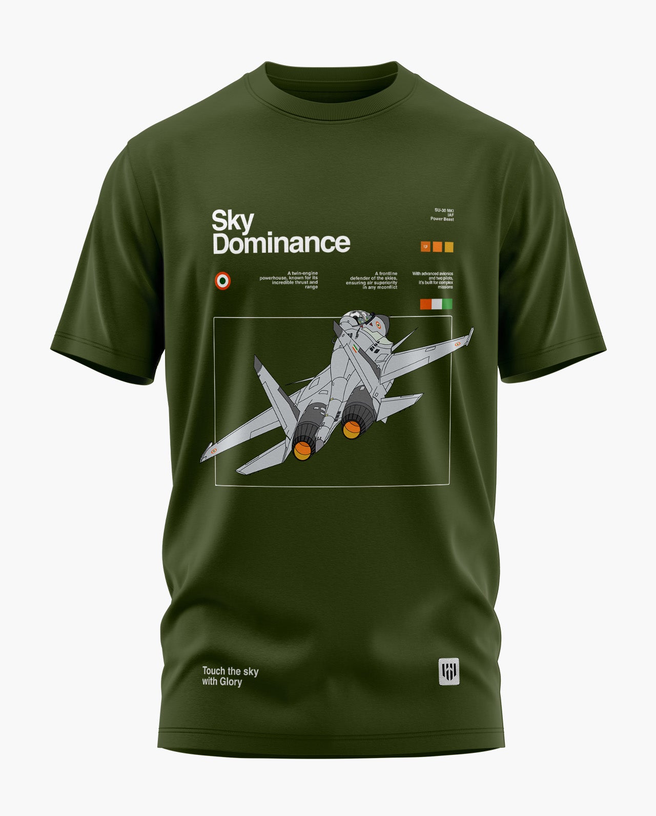 SU-30 MKI- SKY DOMINANCE Signature LuxeSoft Cotton T-Shirt
