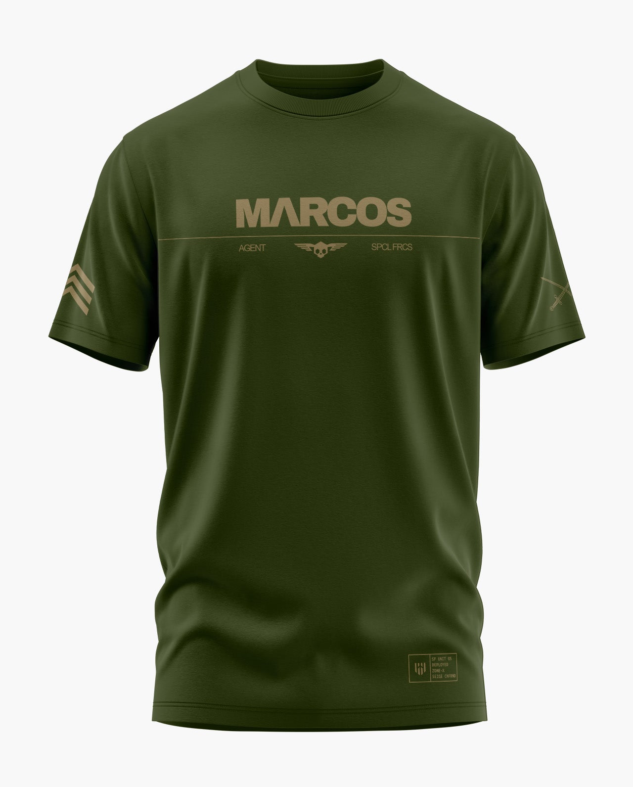 MARCOS SPECIAL AGENT Signature LuxeSoft Cotton T-Shirt