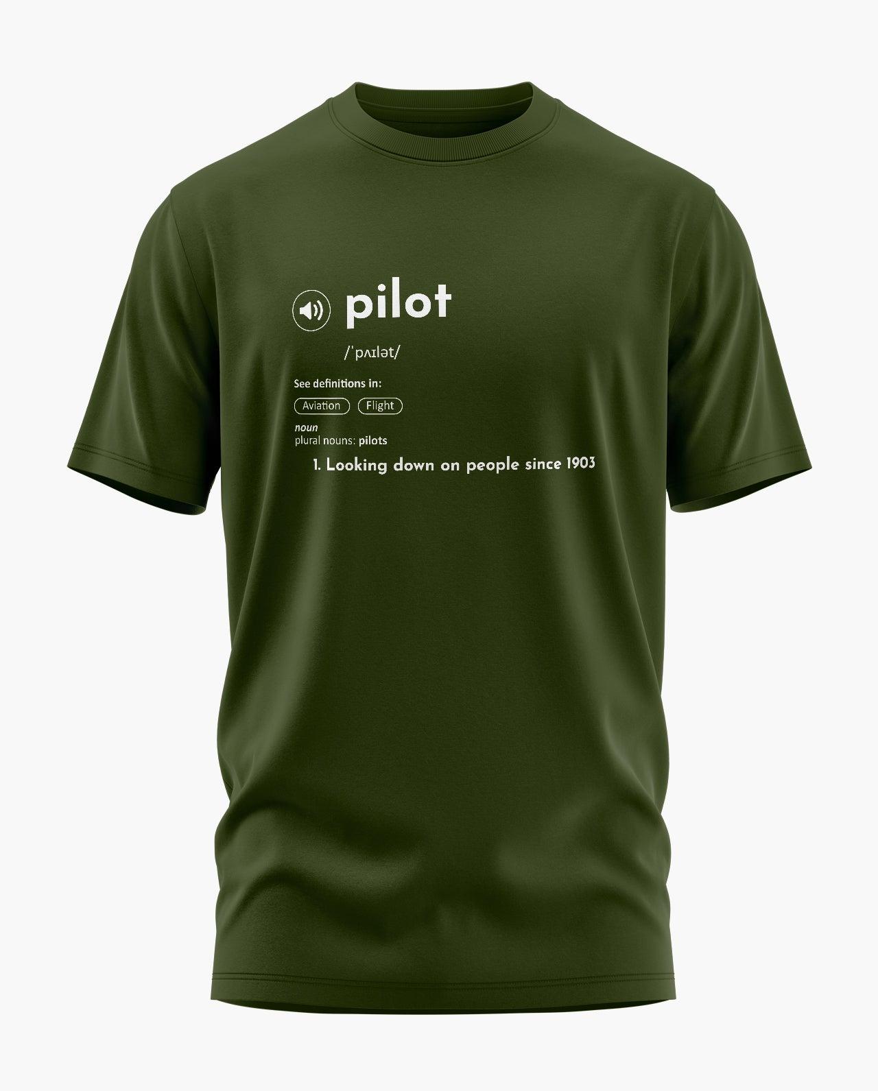 Definition of a Pilot Signature LuxeSoft Cotton T-Shirt