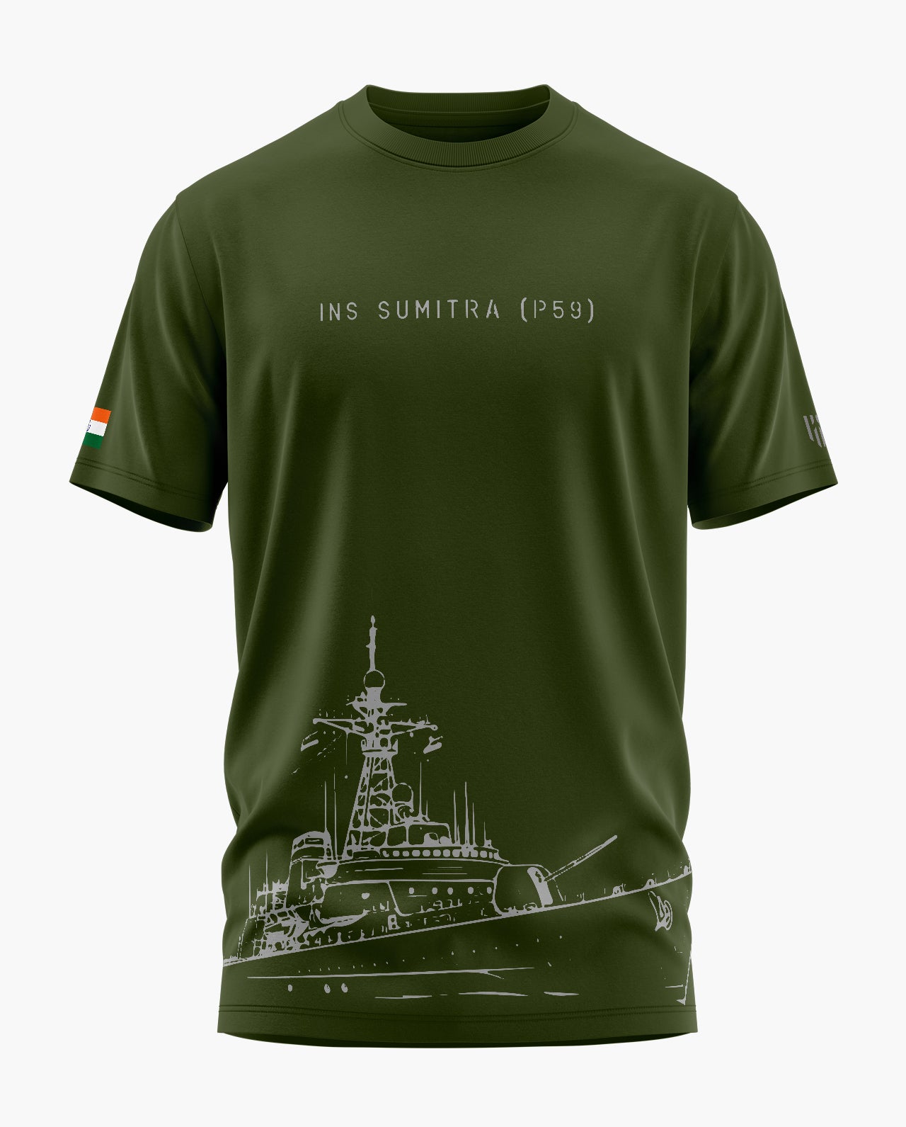 INS Sumitra Signature LuxeSoft Cotton T-Shirt