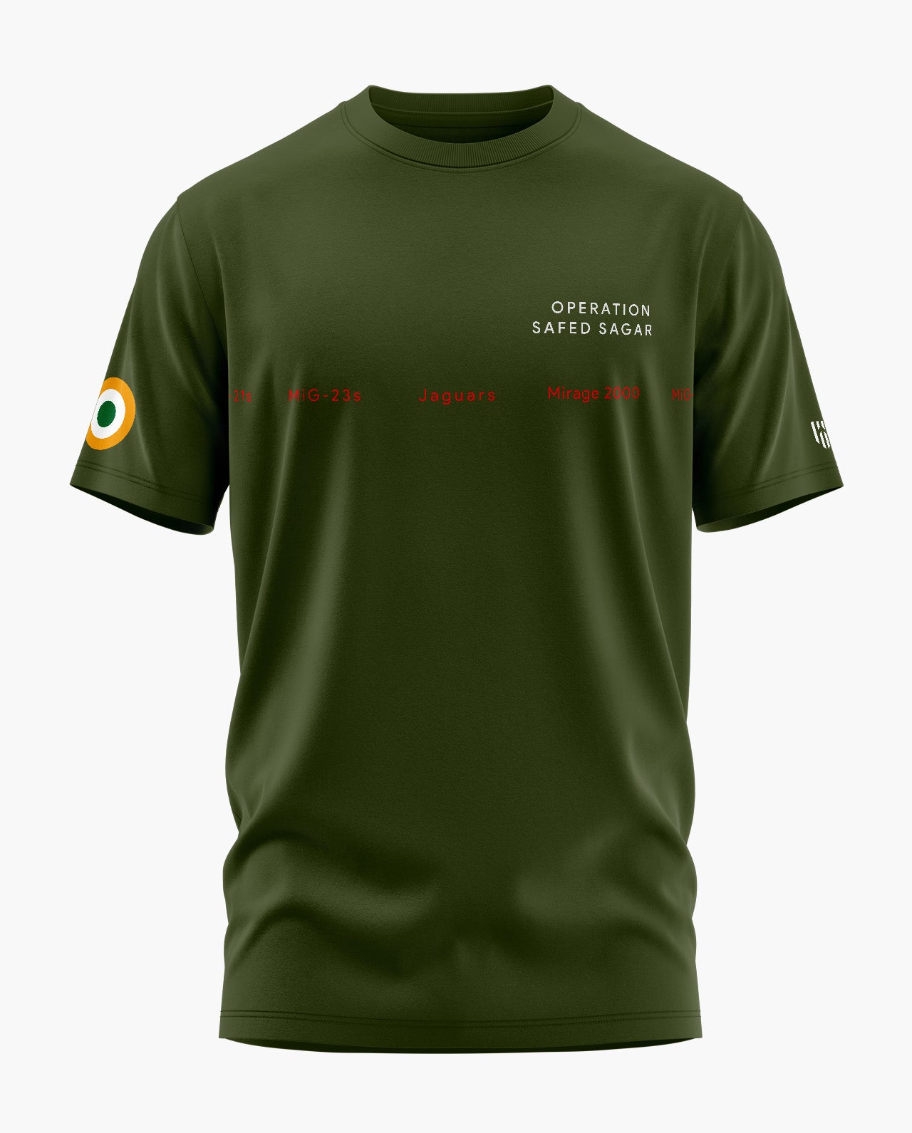 OP.Safed Sagar Aircraft Signature LuxeSoft Cotton T-Shirt